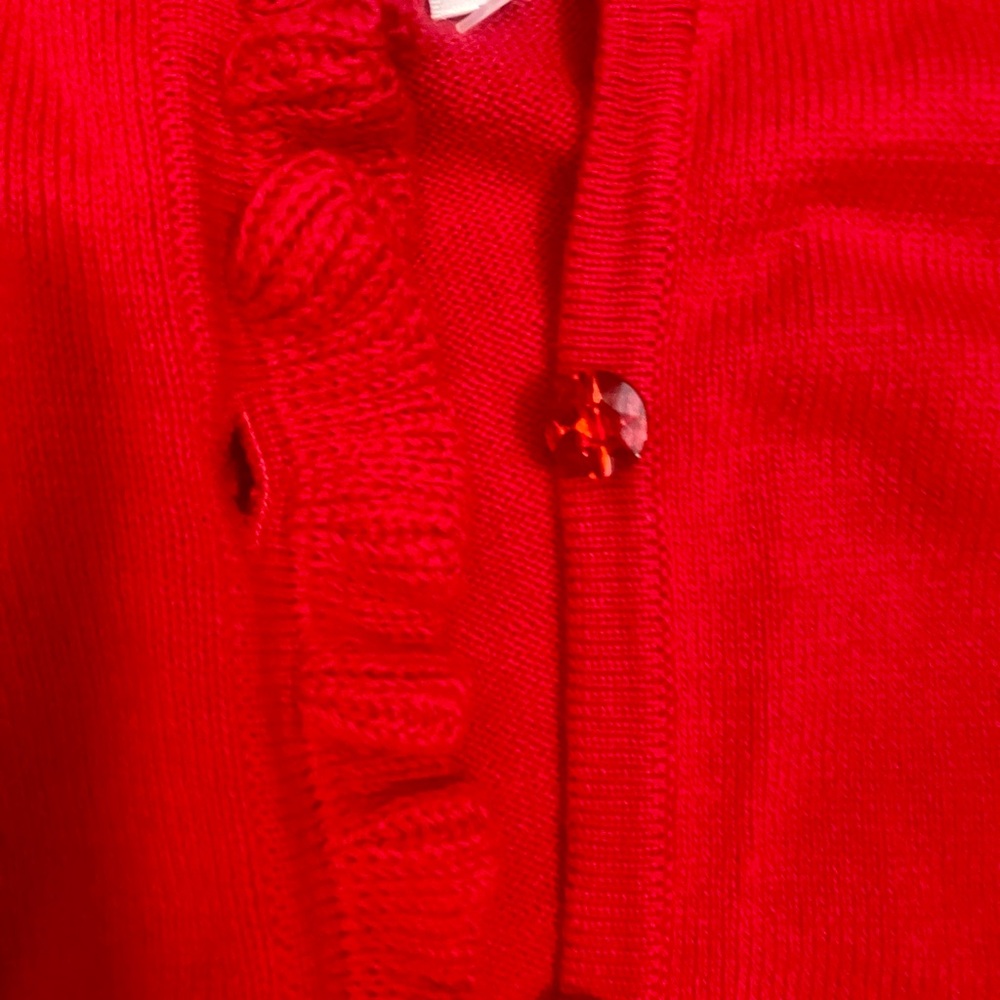 Rachel Riley Scarlet Ruffle Cardigan - Picture 4 of 5